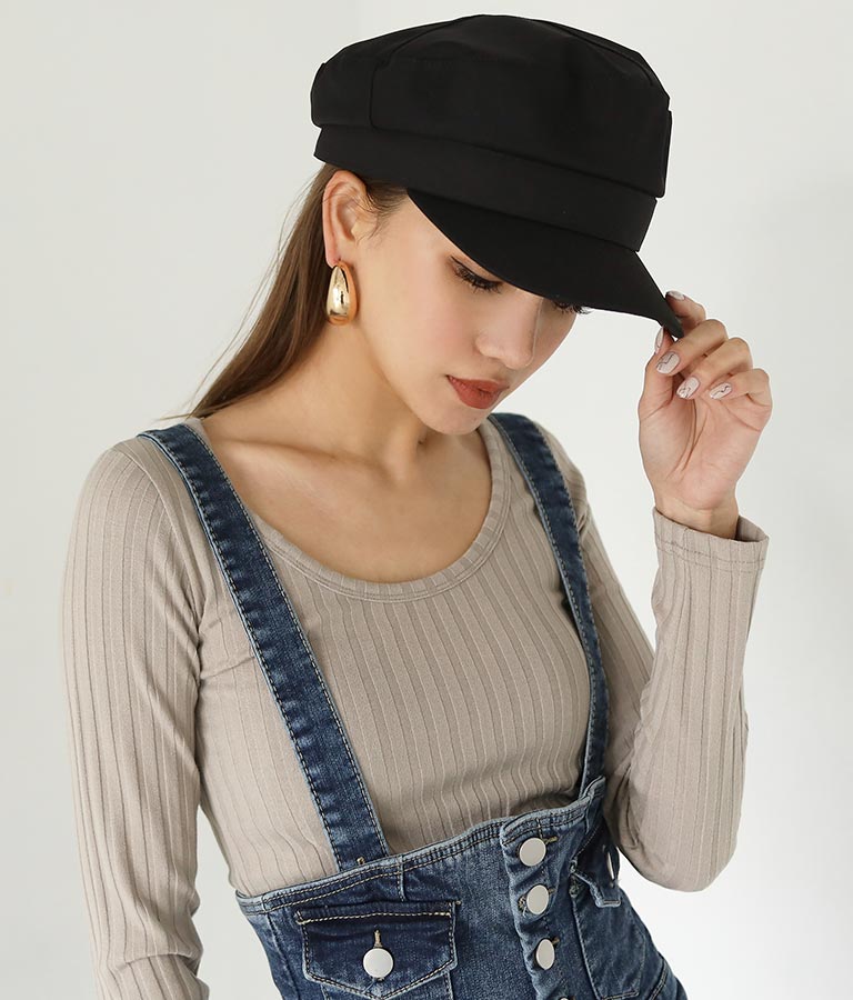 バックル付きキャスケット(ファッション雑貨/ハット・キャップ・ニット帽 ・キャスケット・ベレー帽) | ANAP