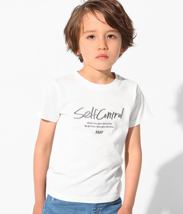 制菌刺繍ロゴTシャツ(トップス/Tシャツ) | ANAP KIDS