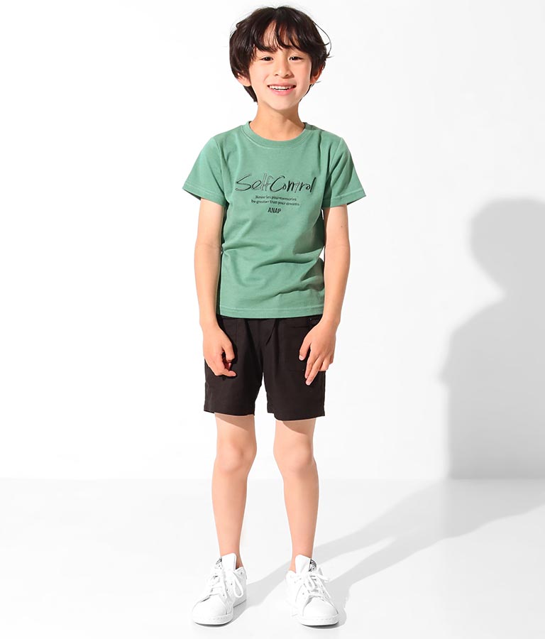 制菌刺繍ロゴTシャツ(トップス/Tシャツ) | ANAP KIDS