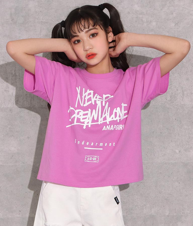 ストリートメッセージtシャツ トップス Tシャツ Anap Girl レディースファッション通販anapオンライン