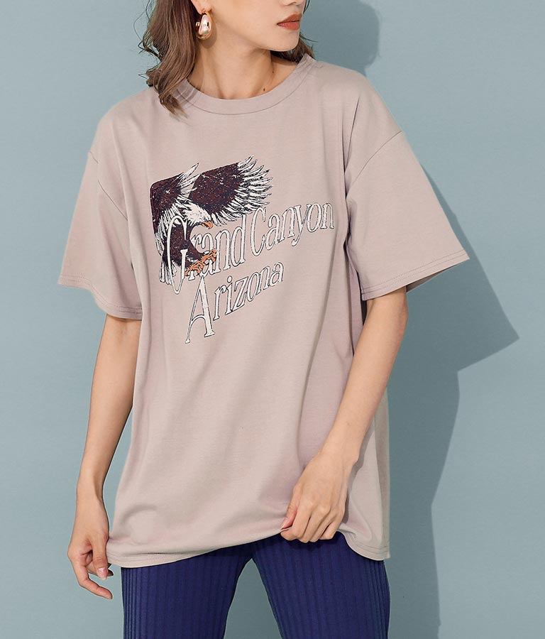 イーグルプリントTシャツ(トップス/Tシャツ) | ANAP