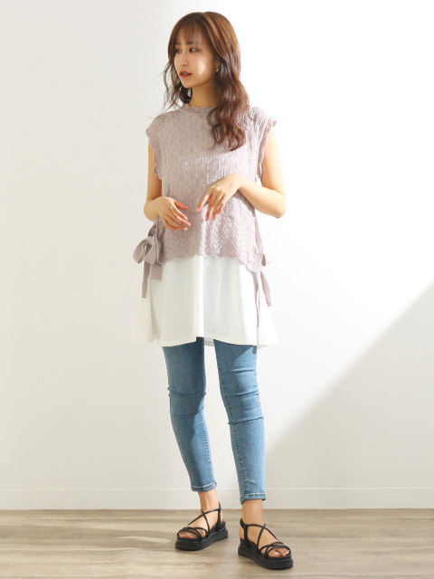 裾フレア切替タンクトップコーディネート コーディネート レディースファッション通販anapオンライン 裾フレア切替タンクトップコーディネート コーディネート レディースファッション通販anapオンライン