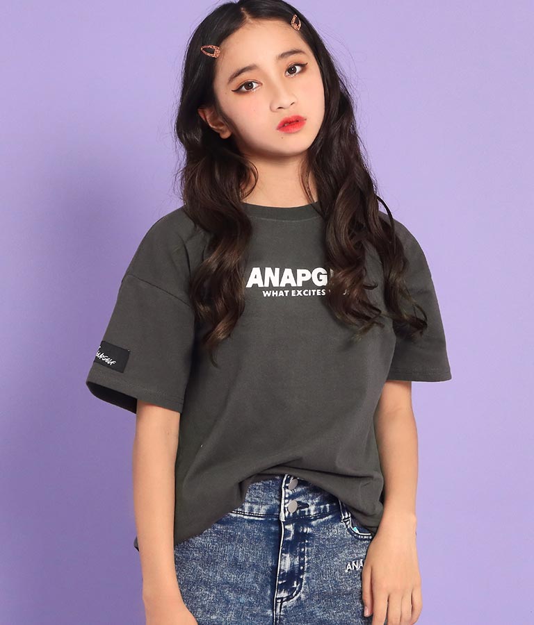 バックランダムロゴtシャツ トップス Tシャツ Anap Girl レディースファッション通販anapオンライン