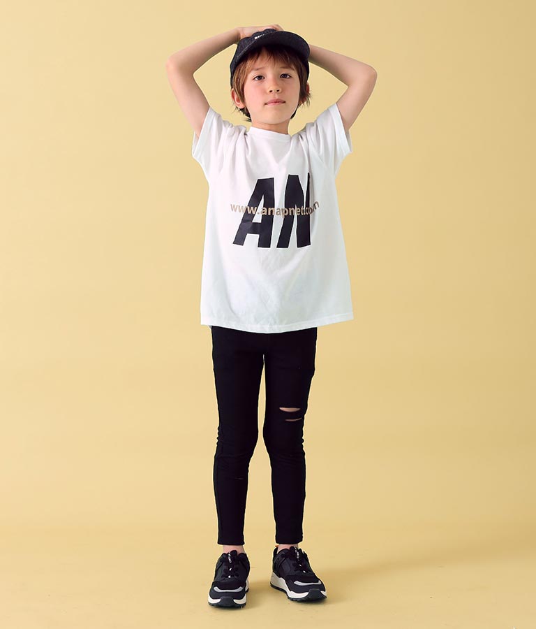 吸水速乾ANAPロゴビッグTシャツ(トップス/Tシャツ) | ANAP KIDS