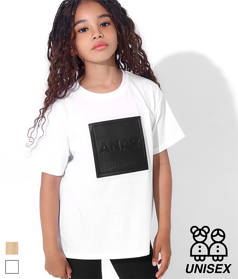フェイクレザーボックスビッグTシャツ(トップス/Tシャツ) | ANAP KIDS