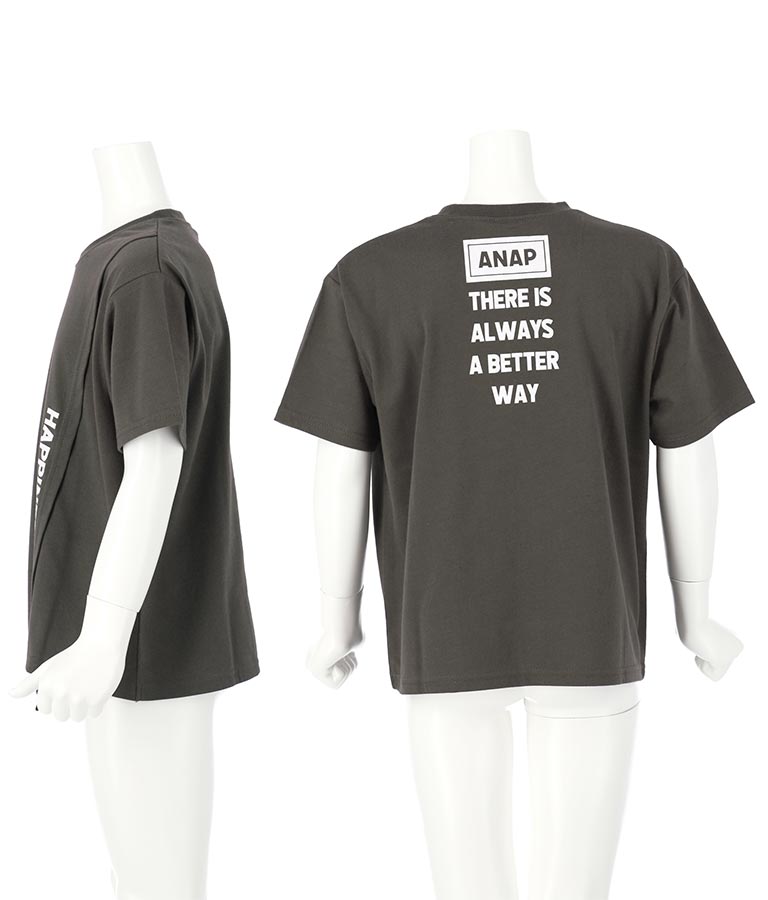 フロント切替ビッグTシャツ(トップス/Tシャツ) | ANAP KIDS