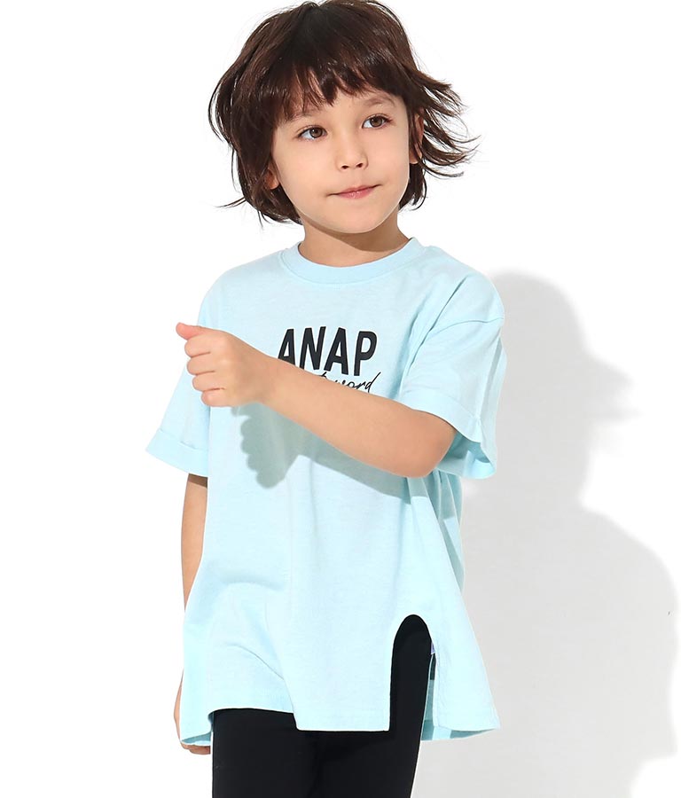 制菌加工スリット入りTシャツ(トップス/Tシャツ) | ANAP KIDS