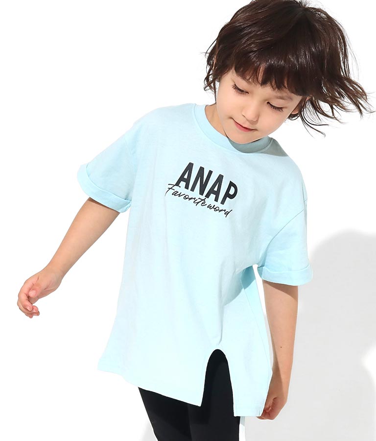 制菌加工スリット入りTシャツ(トップス/Tシャツ) ANAP KIDS レディースファッション通販ANAPオンライン