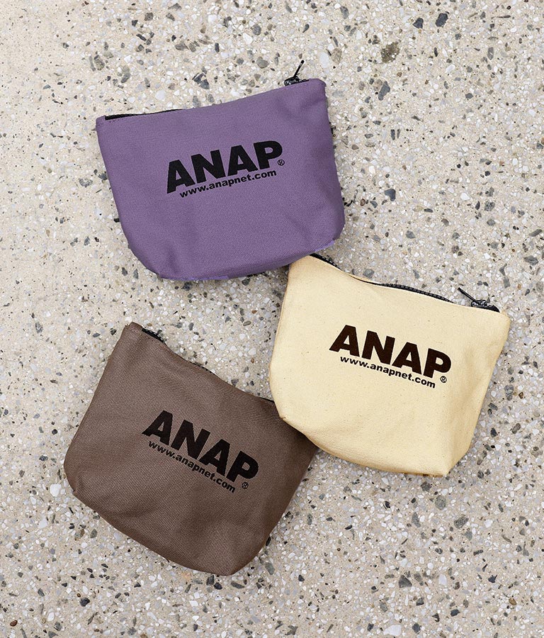 Anapロゴキャンバスポーチ ファッション雑貨 ポーチ Anap レディースファッション通販anapオンライン