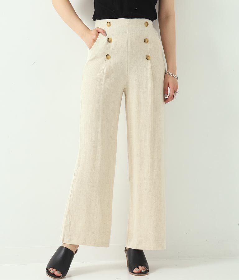 綿麻マリンパンツ ボトムス パンツ ロングパンツ Chille レディースファッション通販anapオンライン