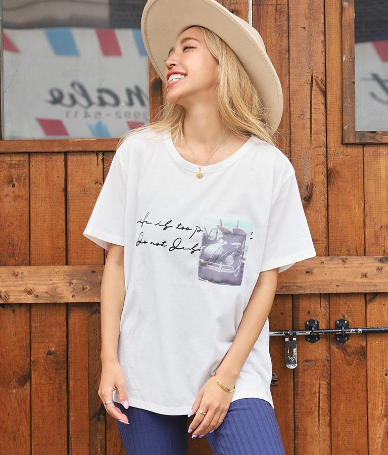 転写プリントポケットTシャツ