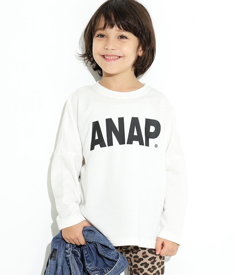 ANAPロゴプリントミニ裏毛トップス(トップス/カットソー ) | ANAP KIDS