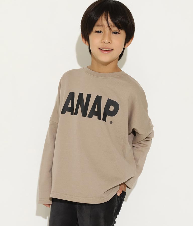 ANAPロゴプリントミニ裏毛トップス(トップス/カットソー ) | ANAP KIDS