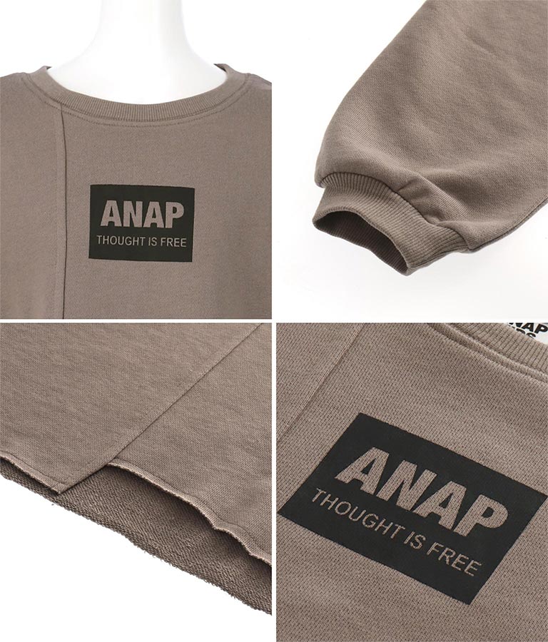 ANAPロゴ裏毛トップス(トップス/カットソー ・スウェット・トレーナー) | ANAP KIDS