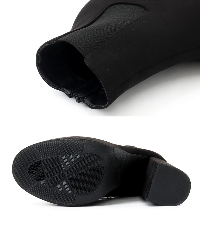 サイドゴアプラットフォームチャンキーヒールブーツ(シューズ・靴/ブーツ・厚底ブーツ) | anap Latina