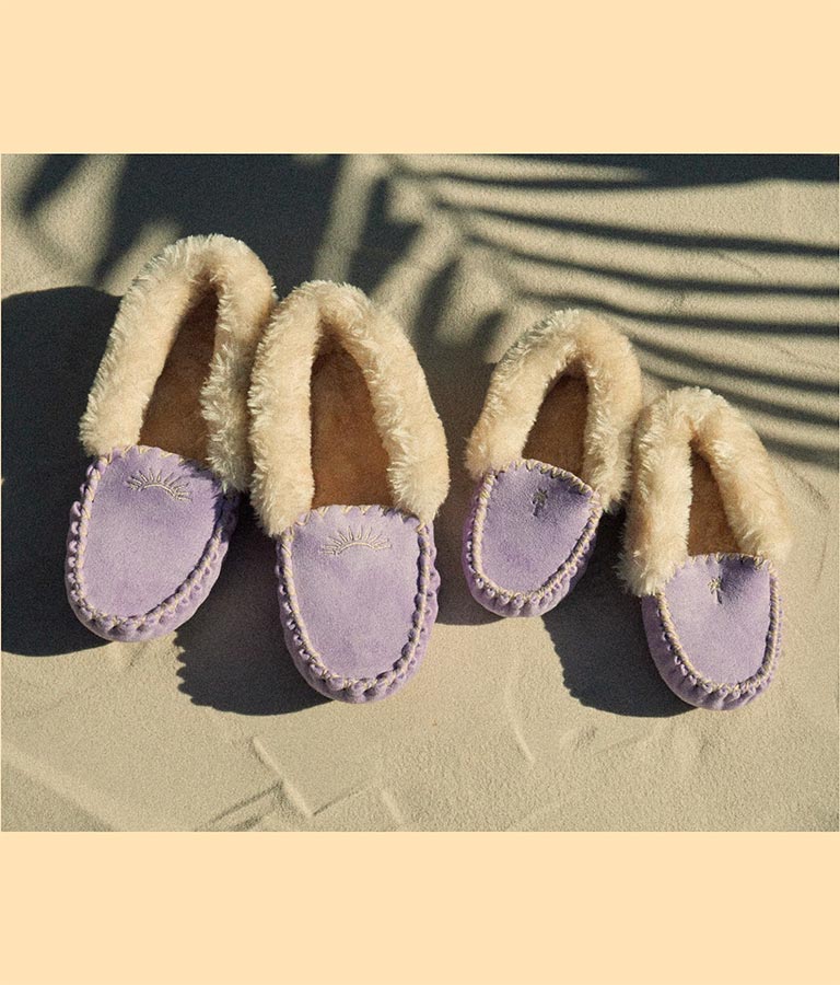 【KIDS】パームツリー刺繍モカシンシューズ(シューズ・靴/パンプス) | anap mimpi