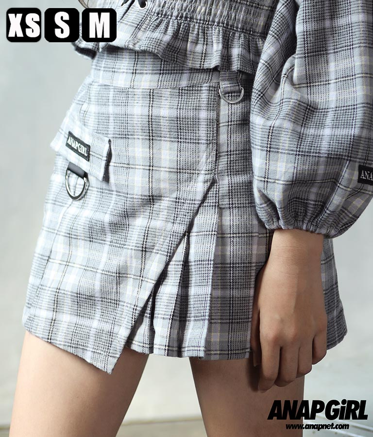 チェック柄デザインスカパン ボトムス パンツ ショートパンツ スカート Anap Girl レディースファッション通販anapオンライン