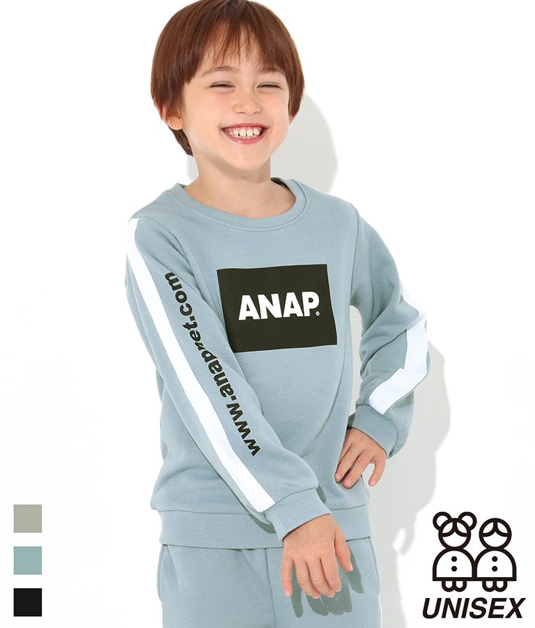 ANAPロゴライン裏毛トレーナー(トップス/スウェット・トレーナー) | ANAP KIDS
