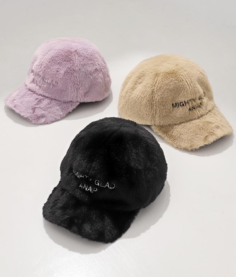 フェイクファーキャップ(ファッション雑貨/ハット・キャップ・ニット帽 ・キャスケット・ベレー帽) | ANAP KIDS