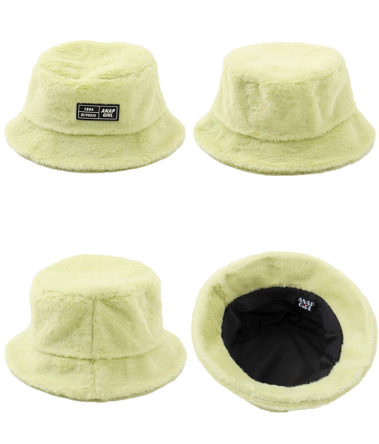 ファーバケットハット(ファッション雑貨/ハット・キャップ・ニット帽 ・キャスケット・ベレー帽) | ANAP GiRL
