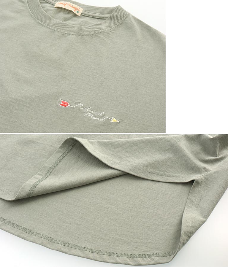 オルテガプリント×刺繍ロングスリーブTシャツ(トップス/Tシャツ・ロングTシャツ) | anap mimpi