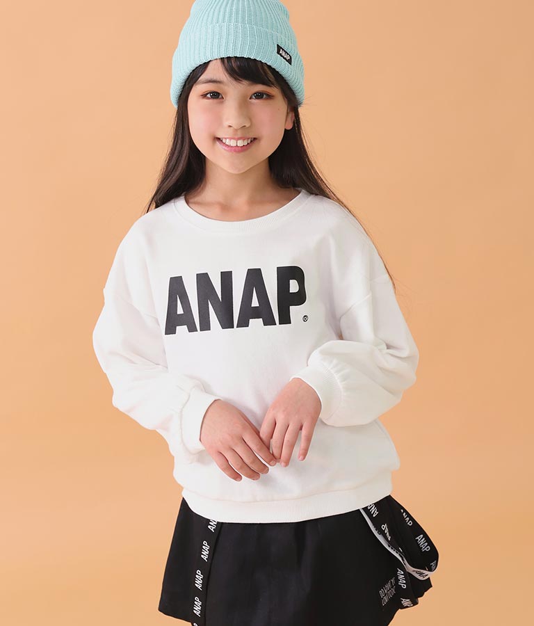 ANAPロゴバックプリント裏毛トレーナー(トップス/スウェット・トレーナー) | ANAP KIDS
