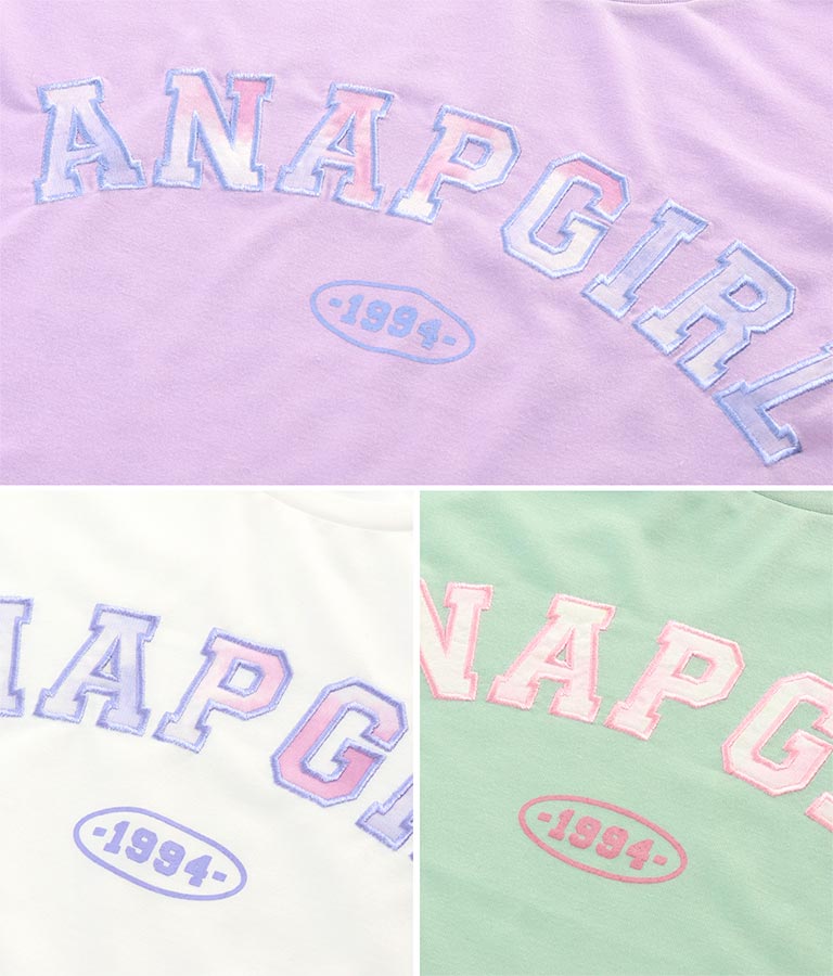 タイダイアップリケTシャツ(トップス/Tシャツ) | ANAP GiRL