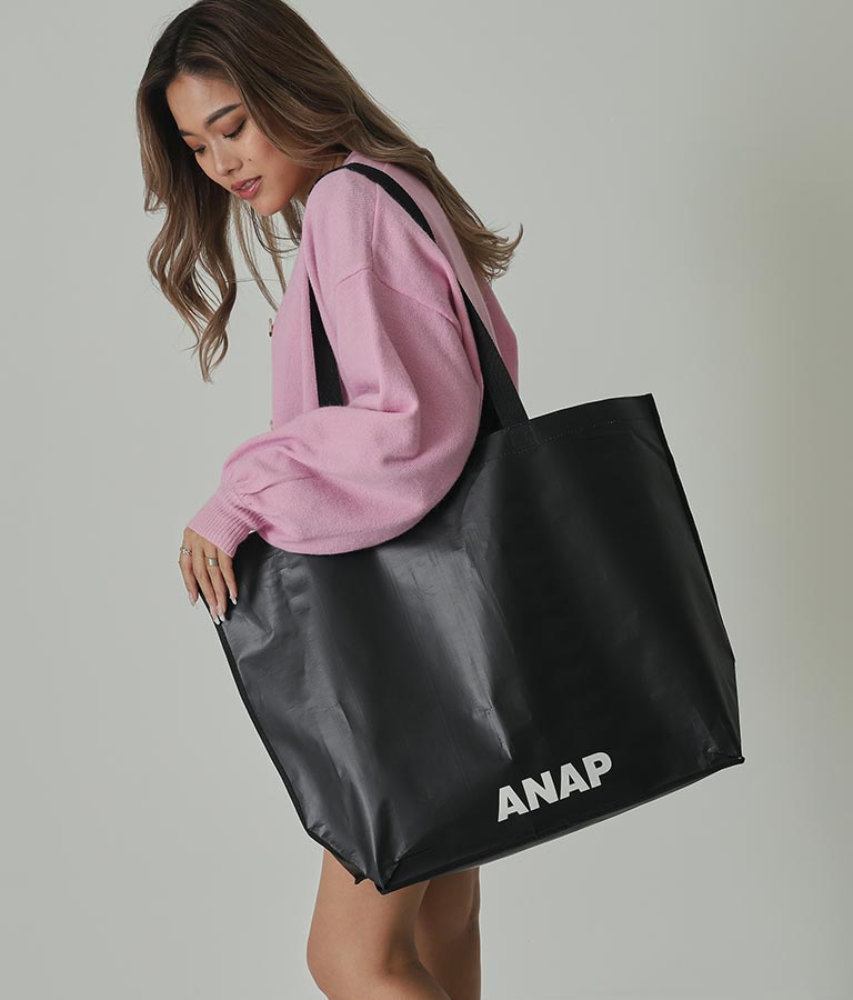 ANAPロゴエコショッピングバッグ（Lサイズ）(バッグ・鞄・小物/トートバッグ) | ANAP