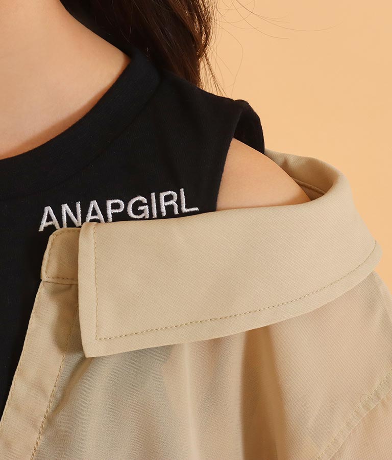 肩アキシアーシャツトップス(トップス/シャツ・ブラウス) | ANAP GiRL