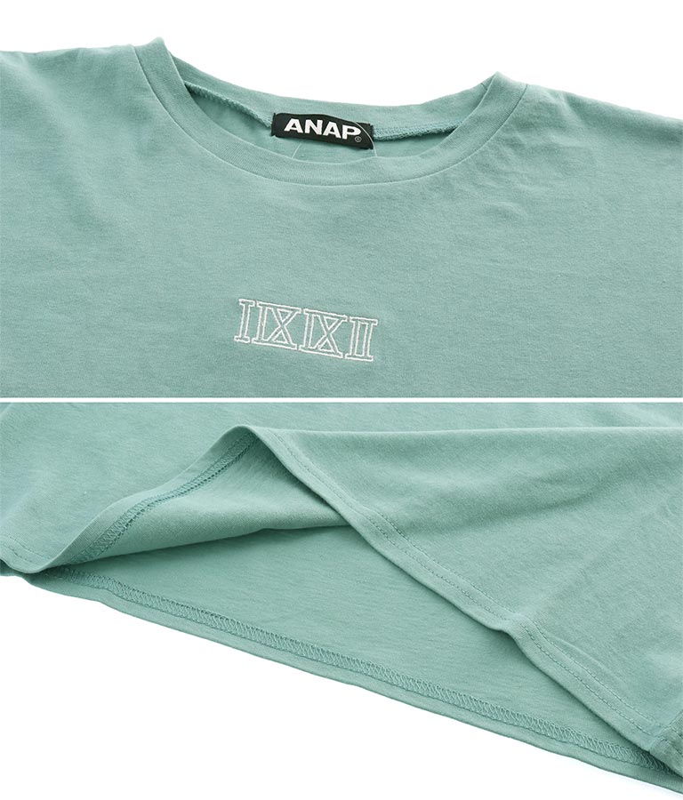 クロップド刺繍トップス(トップス/Tシャツ) | ANAP