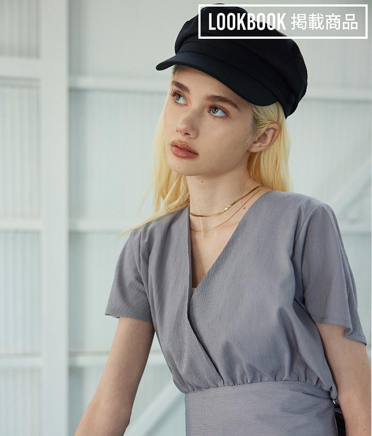 ベルト付きキャスケット(ファッション雑貨/ハット・キャップ・ニット帽 ・キャスケット・ベレー帽) | ANAP