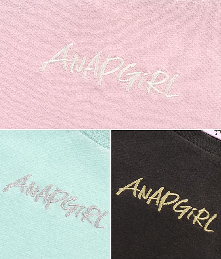 ロゴ刺繍Tシャツ(トップス/Tシャツ) | ANAP GiRL