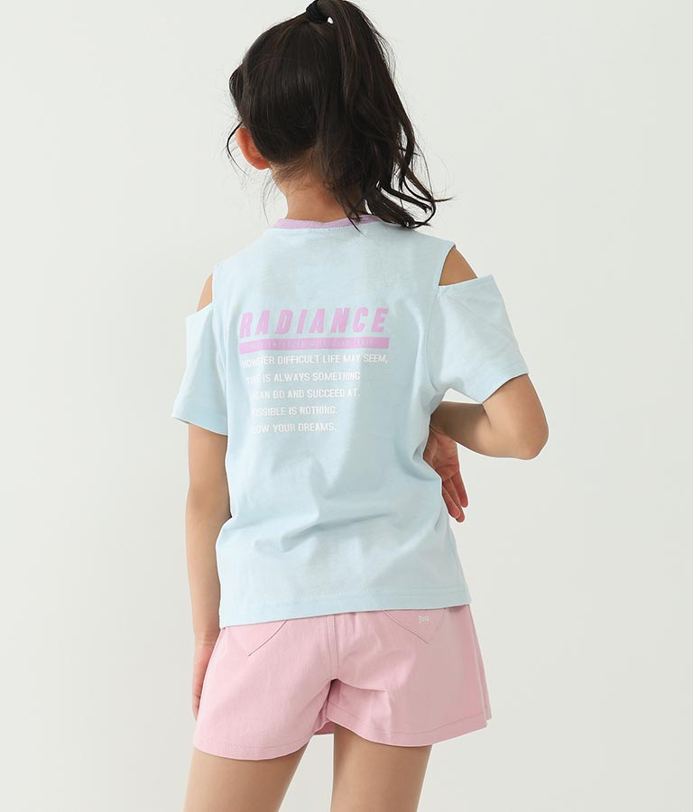 肩開きハートロゴTシャツ(トップス/Tシャツ) | ANAP KIDS