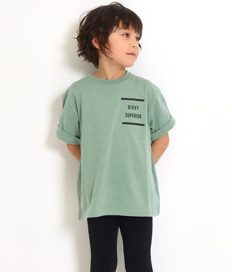 ロールアップデザインプリントビッグTシャツ(トップス/Tシャツ) | ANAP KIDS