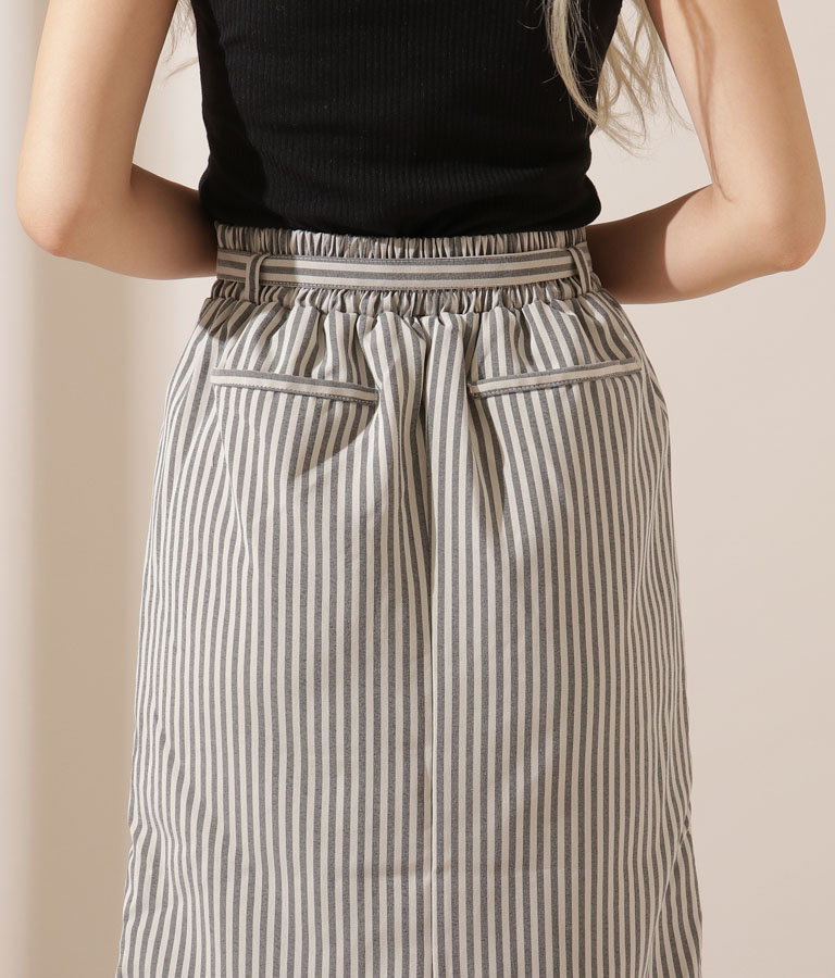 ボタンデザインストライプスカート(ボトムス・パンツ /スカート) | anap Latina