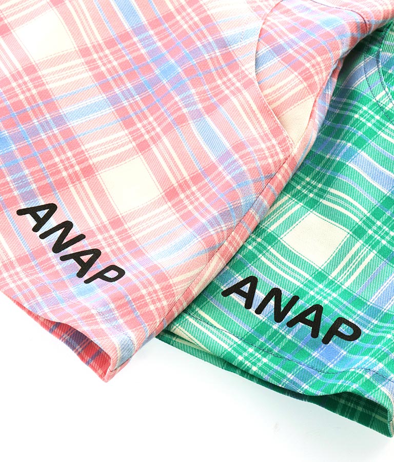 インパン付きチェックスカート(ボトムス・パンツ /スカート) | ANAP KIDS