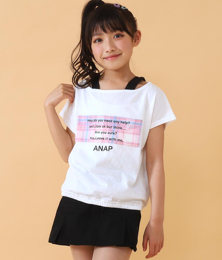 重ね着風トップス(トップス/Tシャツ・カットソー ) | ANAP KIDS