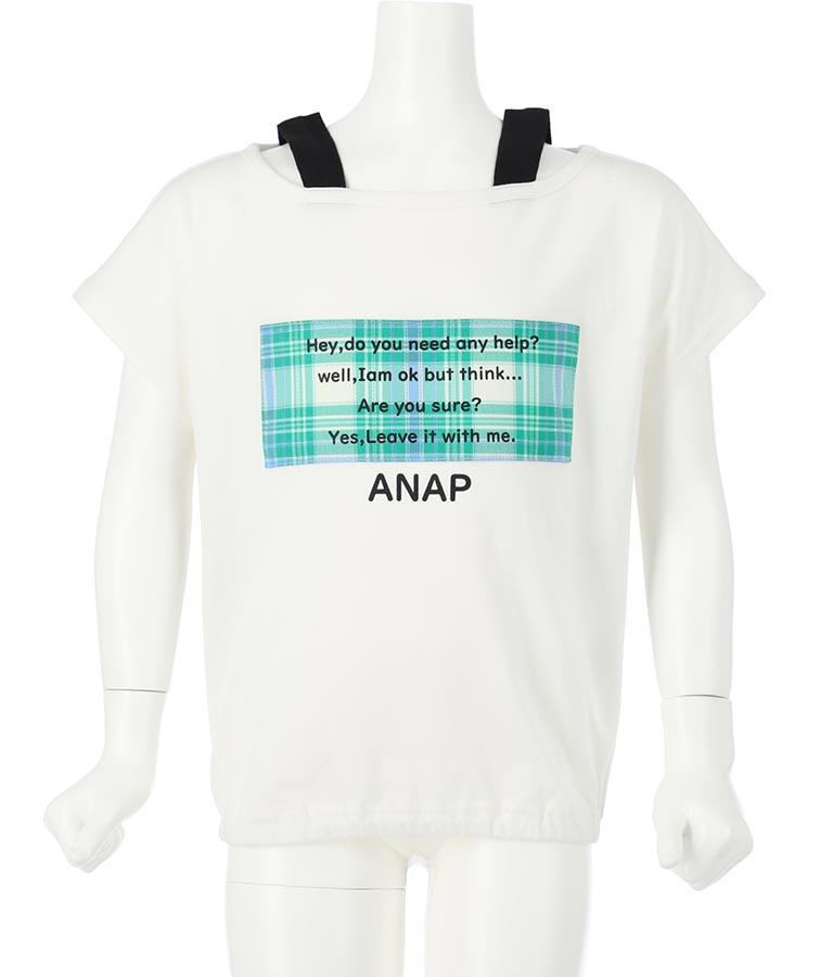 重ね着風トップス(トップス/Tシャツ・カットソー ) | ANAP KIDS