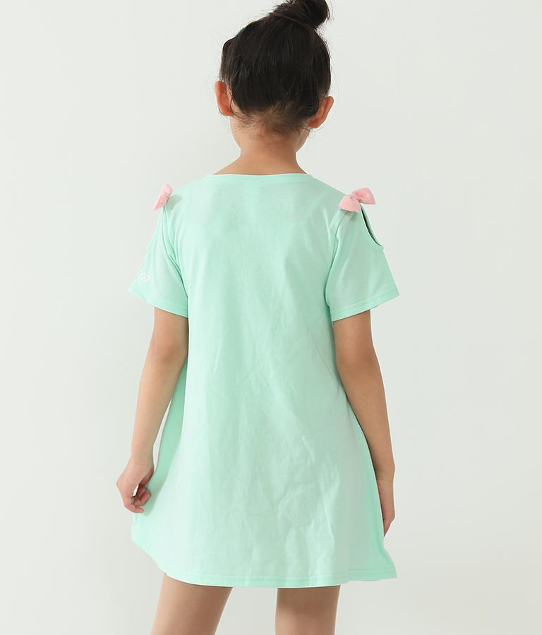 リボン肩あきワンピース(ワンピース・ドレス/ミニワンピ) | ANAP KIDS