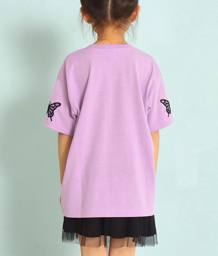 袖バタフライ刺繍ビッグTシャツ(トップス/Tシャツ) | ANAP KIDS