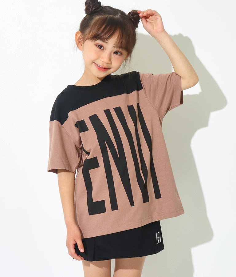 プリント配色ビッグTシャツ(トップス/Tシャツ) | ANAP KIDS