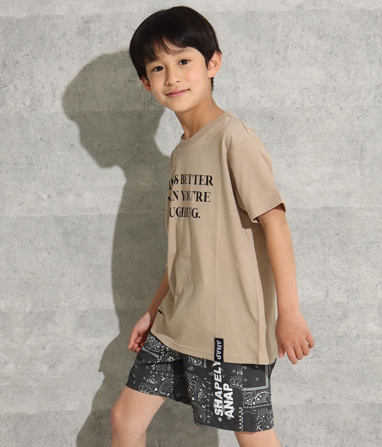 裾ダメージビッグTシャツ(トップス/Tシャツ) | ANAP KIDS