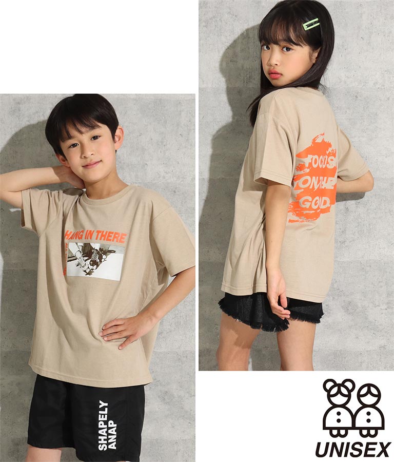 フォトペイントプリントビッグTシャツ(トップス/Tシャツ) | ANAP KIDS