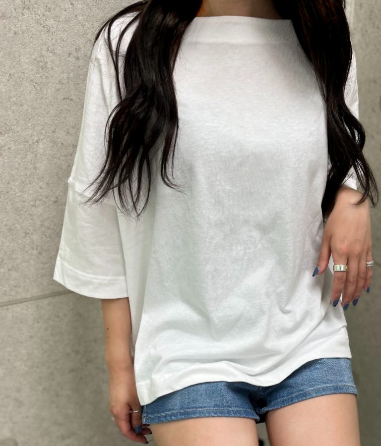 USAコットンワイドシルエットTシャツ(トップス/Tシャツ) | anap Latina