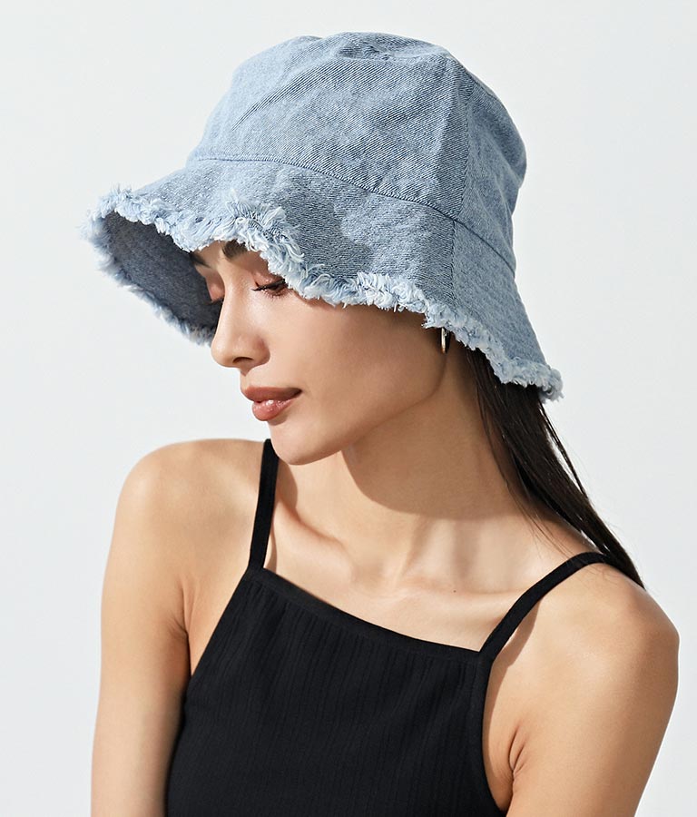 ダメージデニムバケットハット(ファッション雑貨/ハット・キャップ・ニット帽 ・キャスケット・ベレー帽) | anap Latina