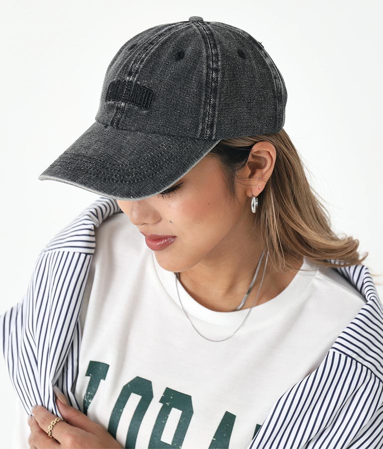 ロゴ刺繍デニムキャップ(ファッション雑貨/ハット・キャップ・ニット帽 ・キャスケット・ベレー帽) | ANAP