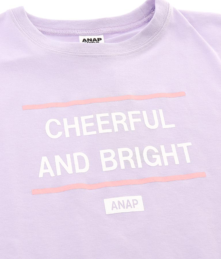 袖バイカラービッグTシャツ(トップス/Tシャツ) | ANAP KIDS