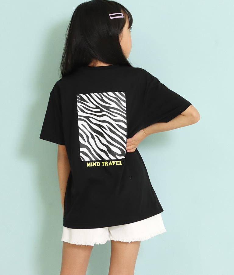 ゼブラシリコンワッペンビッグTシャツ(トップス/Tシャツ) | ANAP KIDS