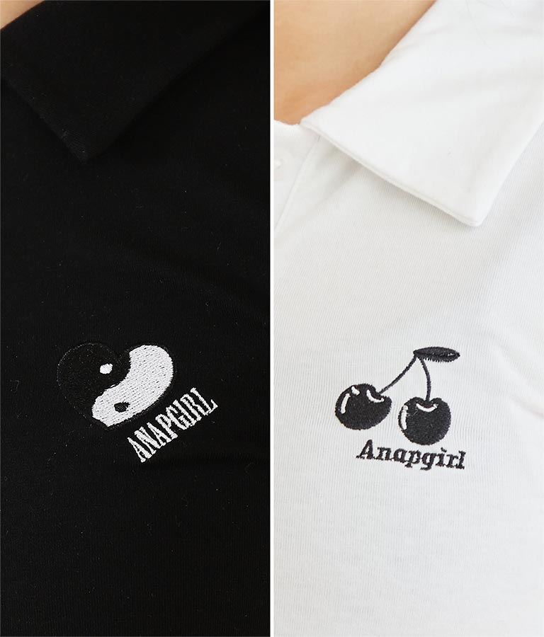 ワンポイントショートポロシャツ(トップス/Tシャツ) | ANAP GiRL