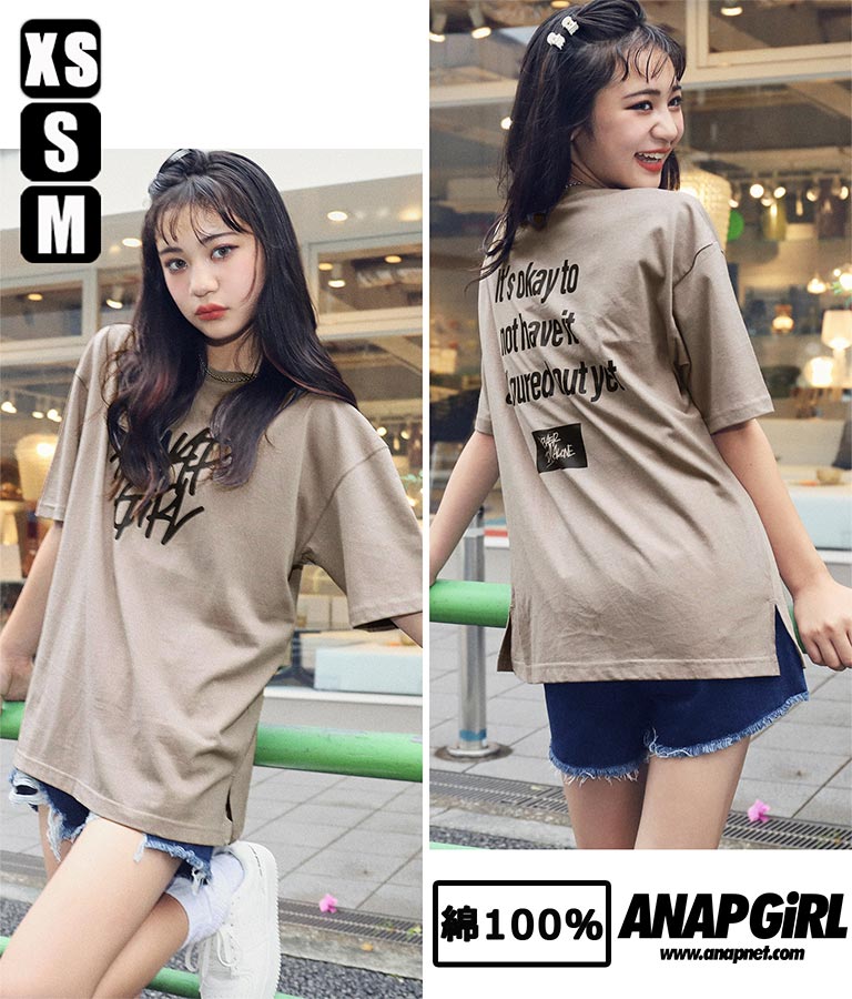 ストリートロゴクスミカラーTシャツ(トップス/Tシャツ) | ANAP GiRL